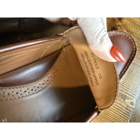 Polo Ralph Lauren Driving Penny Loafer Brown Leather Reynold Size 11.5D 11721 - Picture 6 of 6